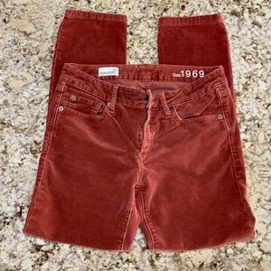 GAP corduroy pants size 27